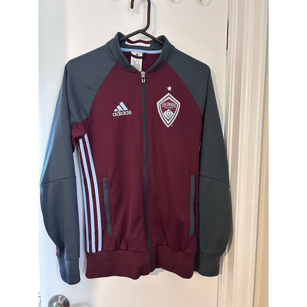 Adidas MLS Colorado Rapids 09/15 Full Zip Track Jacket Size Mens Size Small